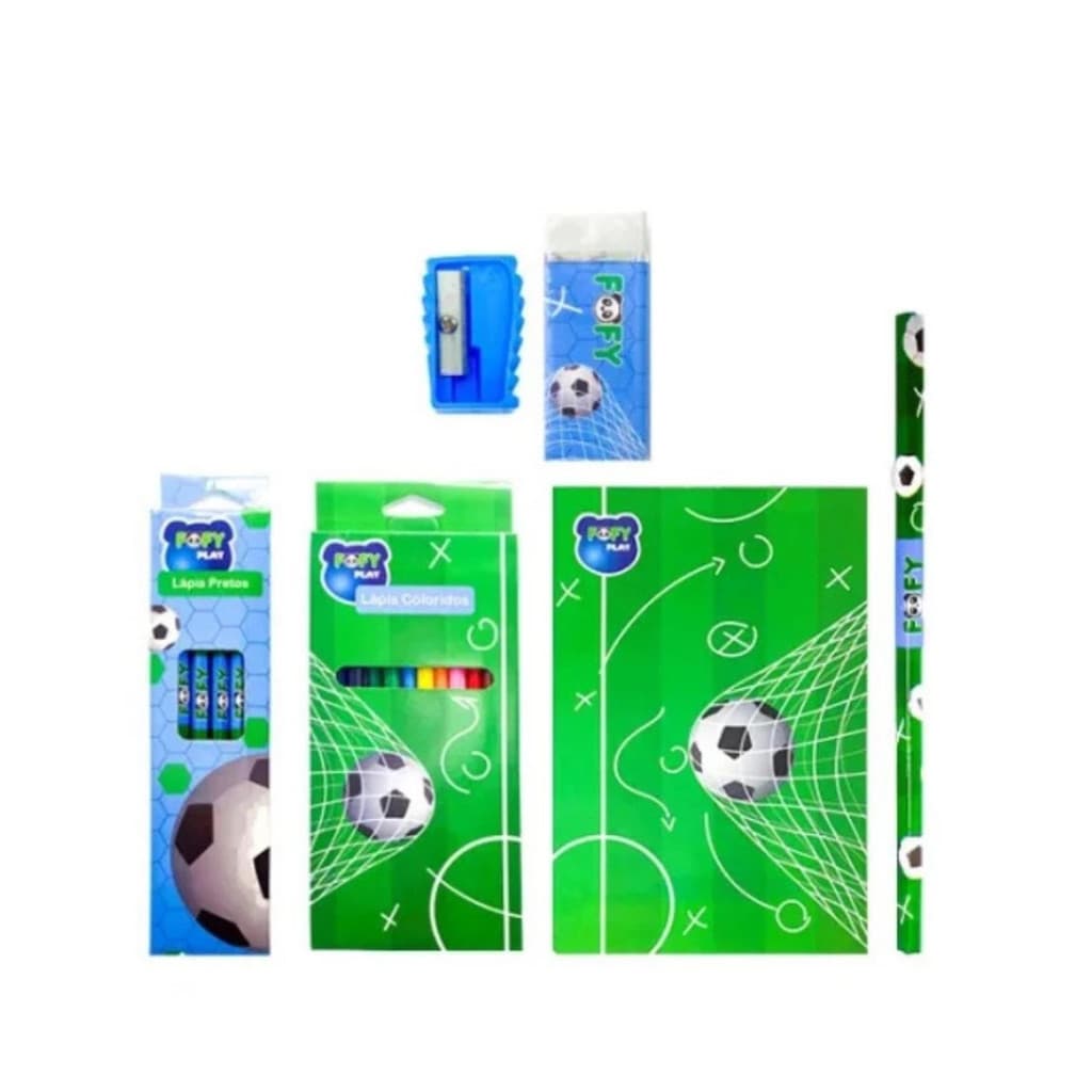 KIT ARTISTICO FUTEBOL 27 PCS FF6050 - FOFY