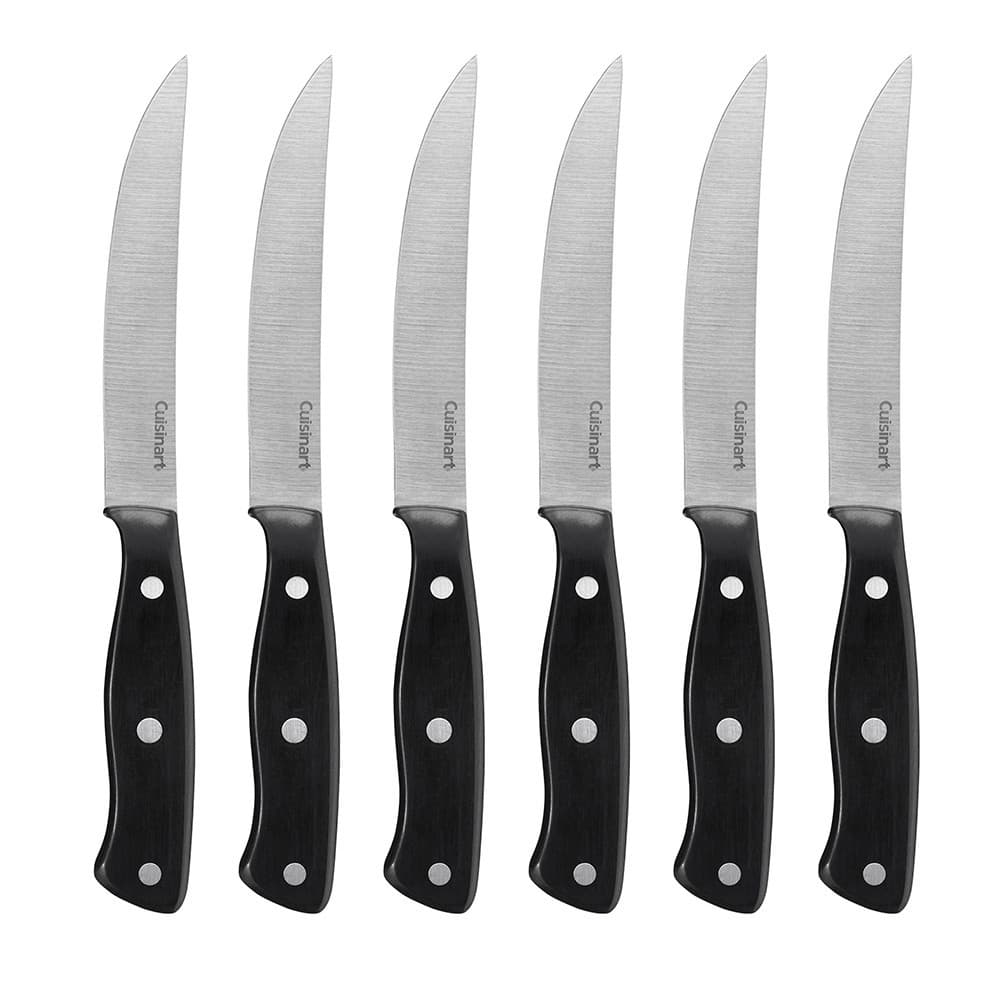 Conjunto de Facas para Churrasco 6 Peças Preto Cuisinart - C77TR-S6SK