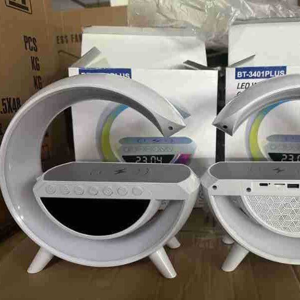 Áudio bluetooth luz G3401 ruído de venda quente alto-falante sem fio multifuncional carregador inteligente bluetooth bra