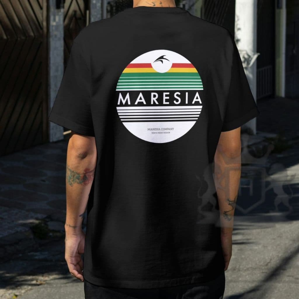 Camiseta Colorida Maresia - Estampa Circulo Várias Cores - Camisa Masculina Feminina 100% Algodão