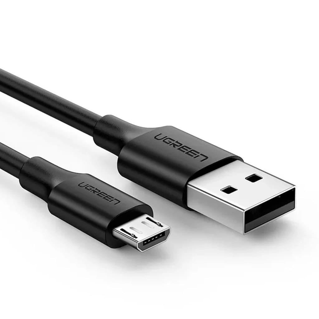 CABO DE DADOS UGREEN MICRO USB 2M 2A US289 PRETO - 60138
