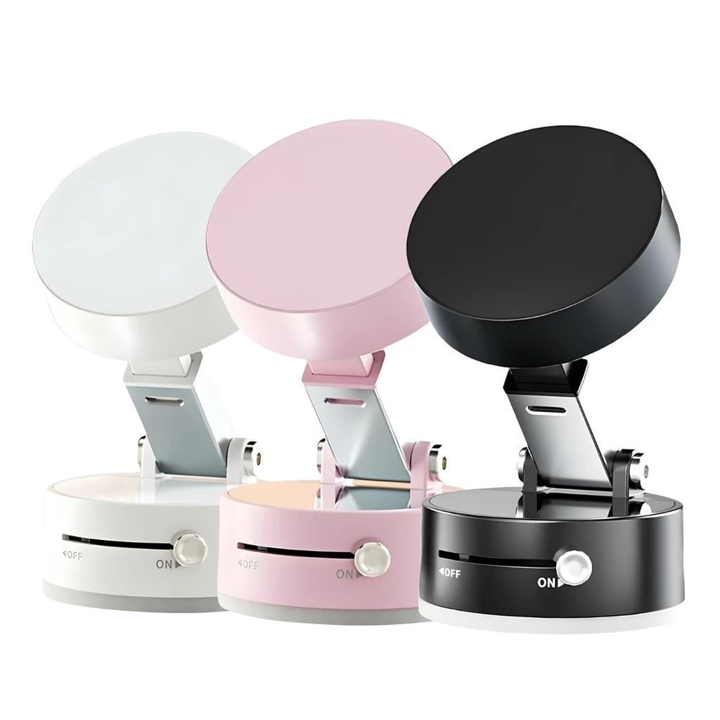 360°Suporte dobrável para celular Rotação Forte Vácuo Adsorção Do Telefone Do Carro