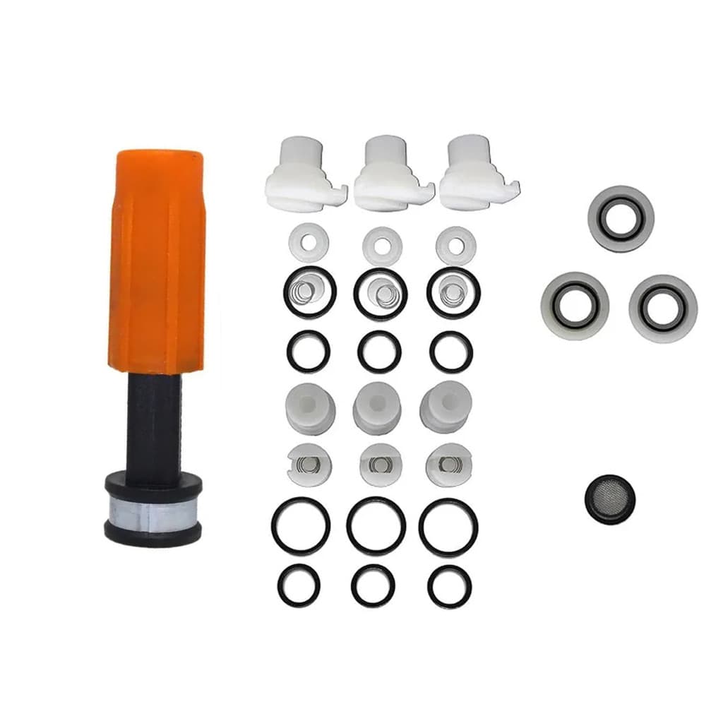Kit Reparo Do Cabeçote Completo + Esguicho Regulavel Para Lavadora 4x MB 176 / 176 BLACK