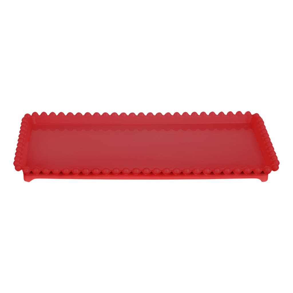 Bandeja Plástica Slim 24x12cm - 2 Uni