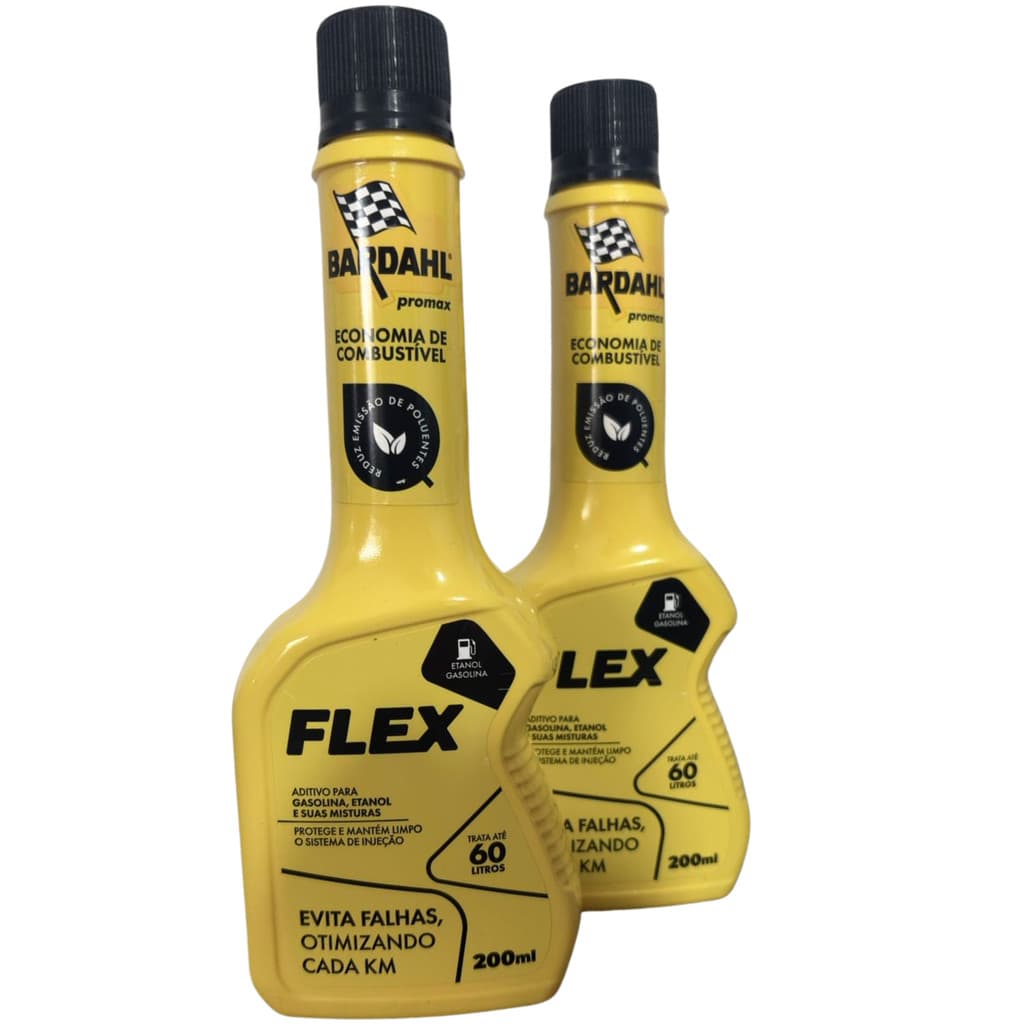 Kit 2 Aditivos Bardahl Flex Tratamento Completo Combustível