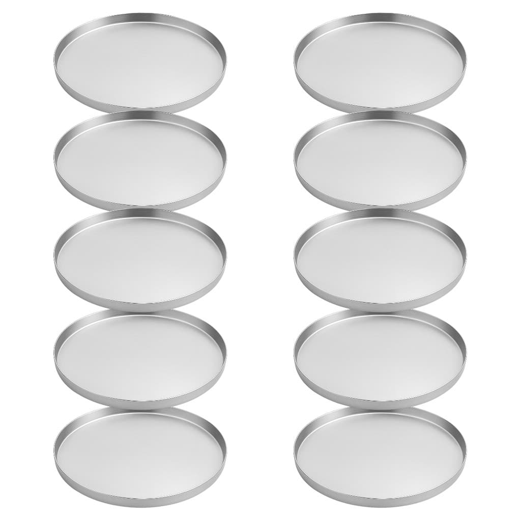 Kit 10 Formas Assadeira Alumínio 35cm Para Pizza e Assados