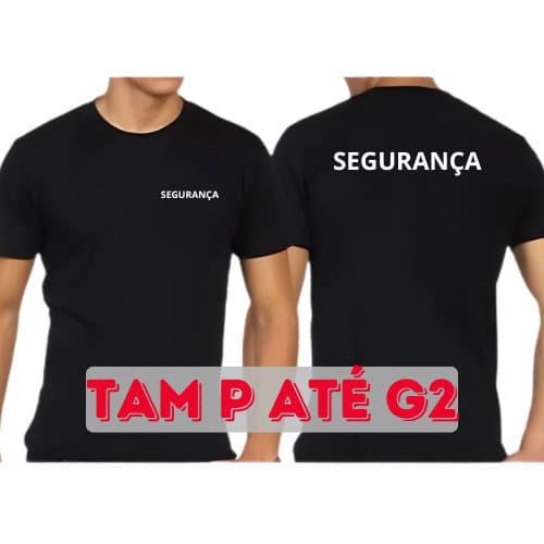 Camiseta Profissional Segurança Unissex ‍️| Profissões 100% Algodão | Estampa DTF