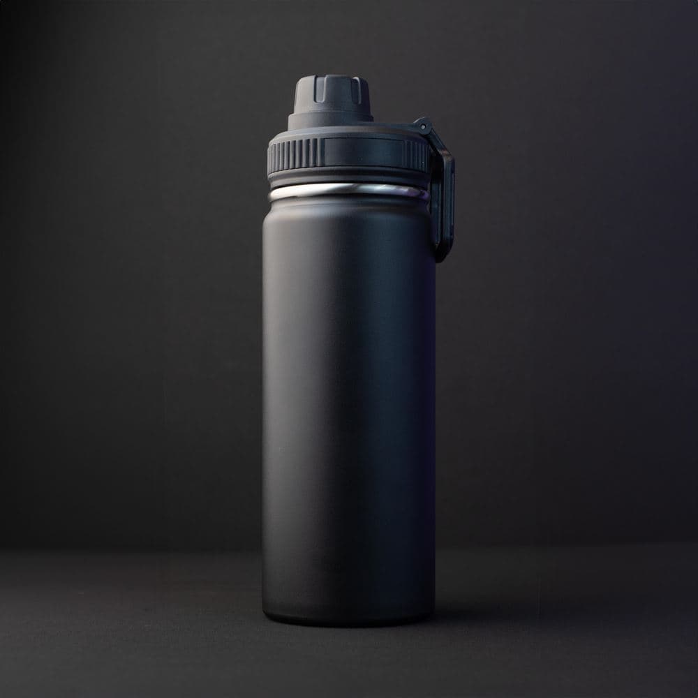 Garrafa Térmica Inox 780ml Preta com Alça e Bico – Bebidas Quentes e Frias Portátil