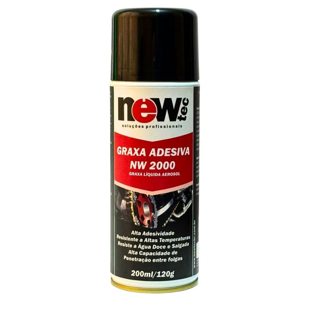 Graxa Adesiva Spray Lubrificante NW2000 200ml