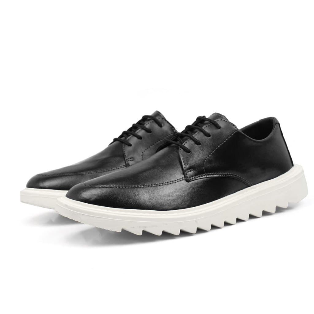 Sapato Social Oxford Tratorado Estiloso Moderno Masculino Casul