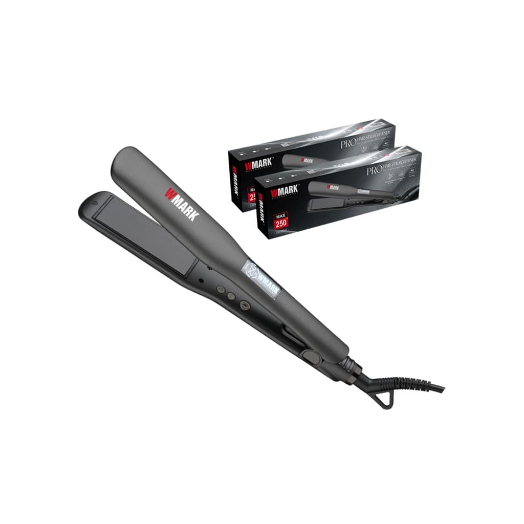 Prancha De Cabelo Placa Titanio Chapinha Lcd Wmark C20 Hs047