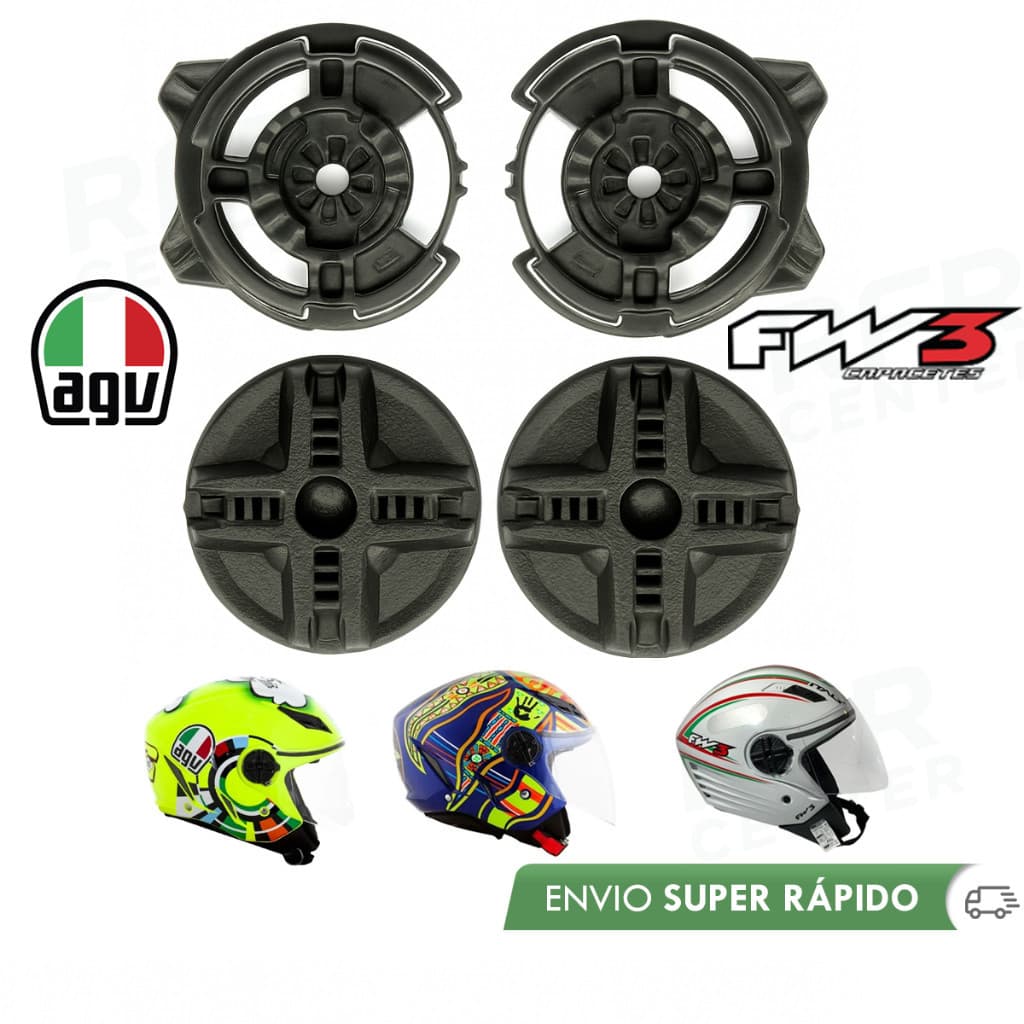 Botão Lateral Reparo Fixador Completo Agv Blade / Fw3 X Open Aberto