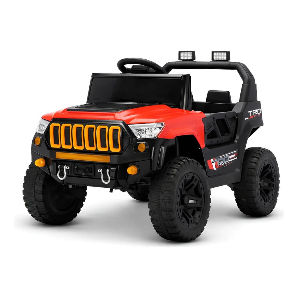 Jipe Titan XR 12V Carro Elétrico Infantil Vermelho Controle Remoto Carrinho Luxo Menino Menina