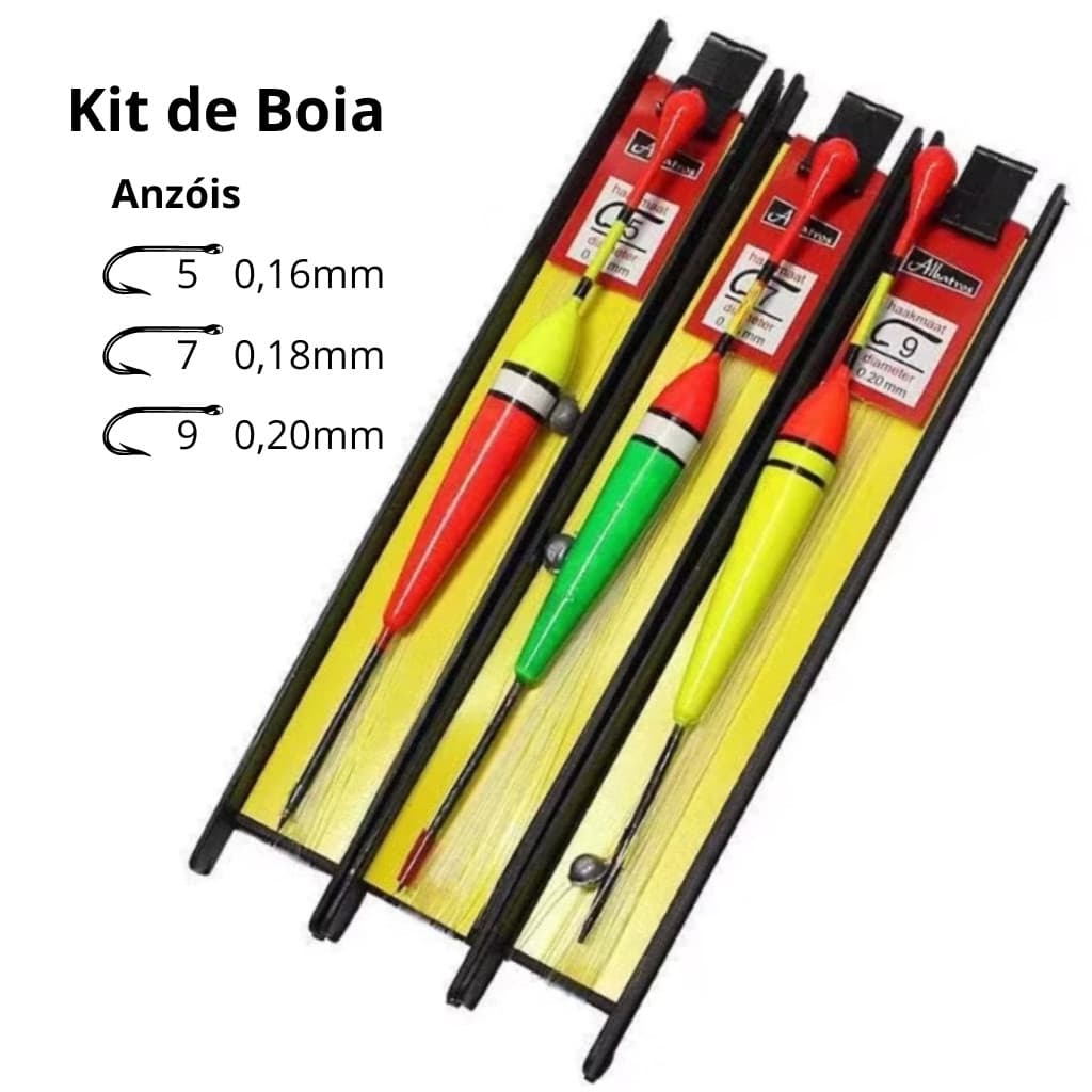 Kit De Boia Para Tilápia Com 3 Pecas