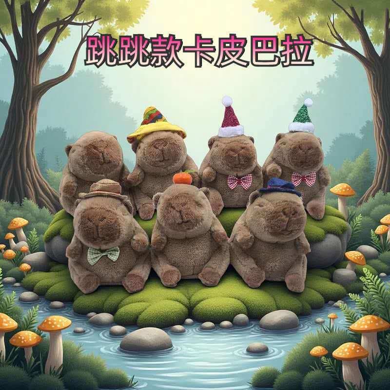 Capivara Dançante Pelúcia Interativa – Canta, Dança e Repete Voz – Recarregável USB