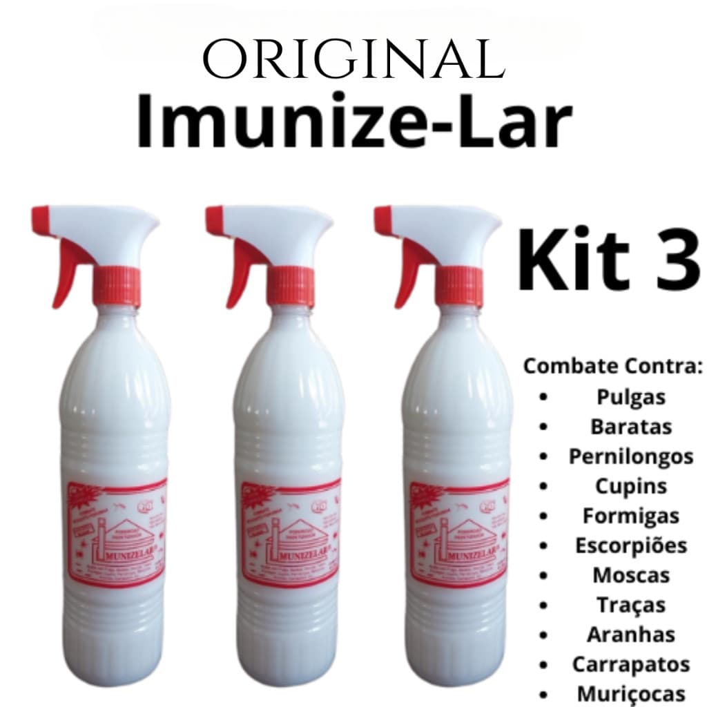 Poderoso Imunizelar Exterminador de Insetos - Formiga, Cupim, Mosquitos, Carrapato, Lagartixa