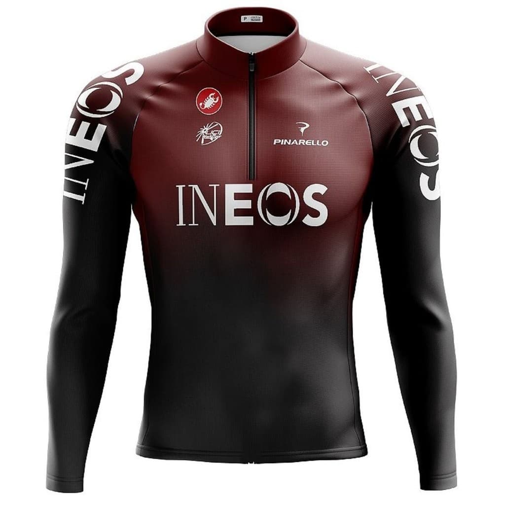 Camiseta Masculina para Ciclismo MTB Proteção UV Tecido DryfitI Ineos