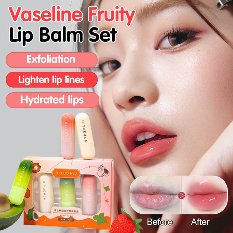 Batom Hidratante Duplo Brilho Labial Doçura Ingredientes De Vaselina Importados Mel Linhas Labiais Suaves Bálsamo Macio