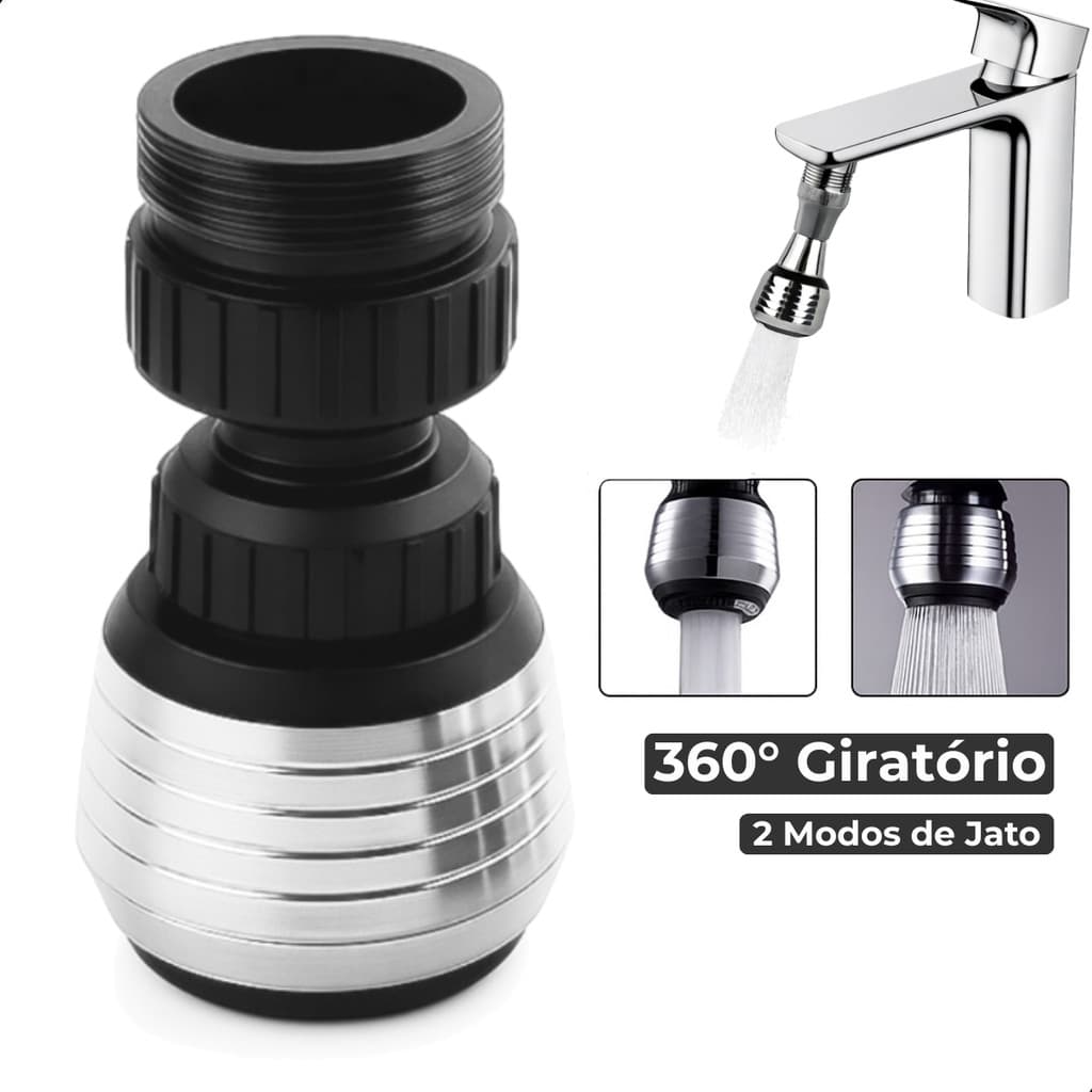 Bico Arejador Torneira 360 Giratório Chuveirinho Cozinha Pia