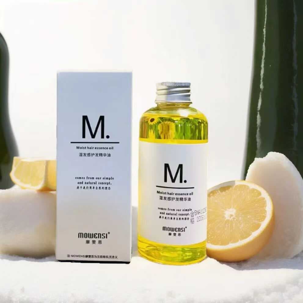 Mowens fragrância cuidados com os cabelos óleo essencial estilo de cabelo encaracolado M óleo essencial N óleo essencial