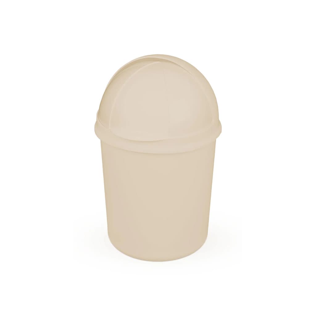 Lixeira Retrátil Nude - PlasVale 7,3L