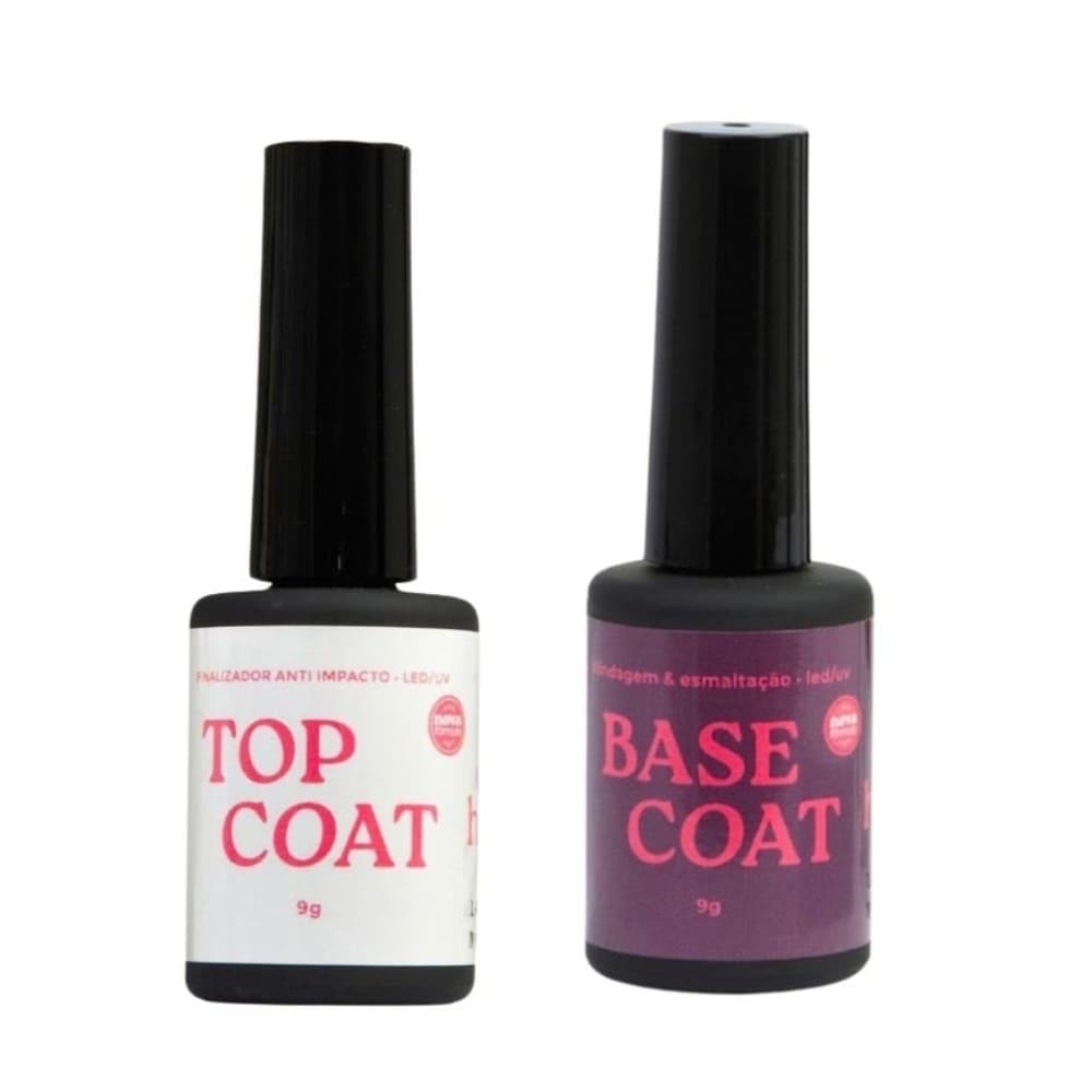 Kit Completo 1 Base Coat 1 Top Coat HQZ (SEM TPO E HEMA)