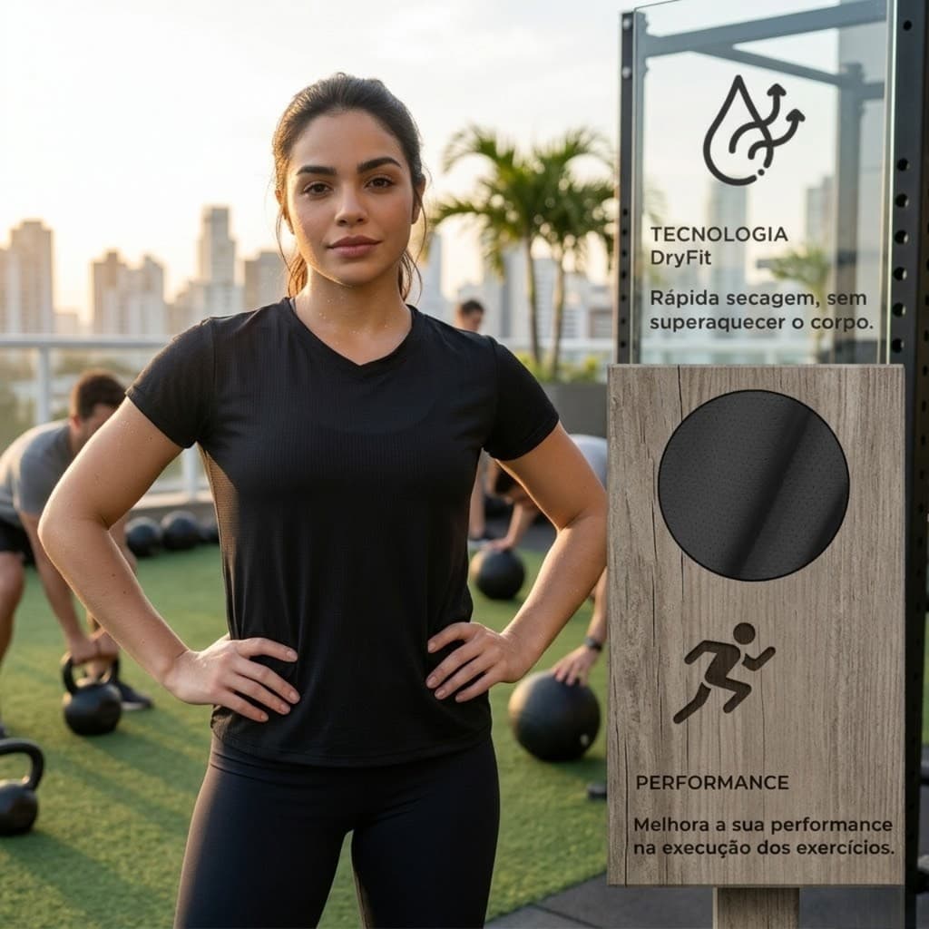 Blusa academia feminina camisa dry fit camiseta baby look gym fitness