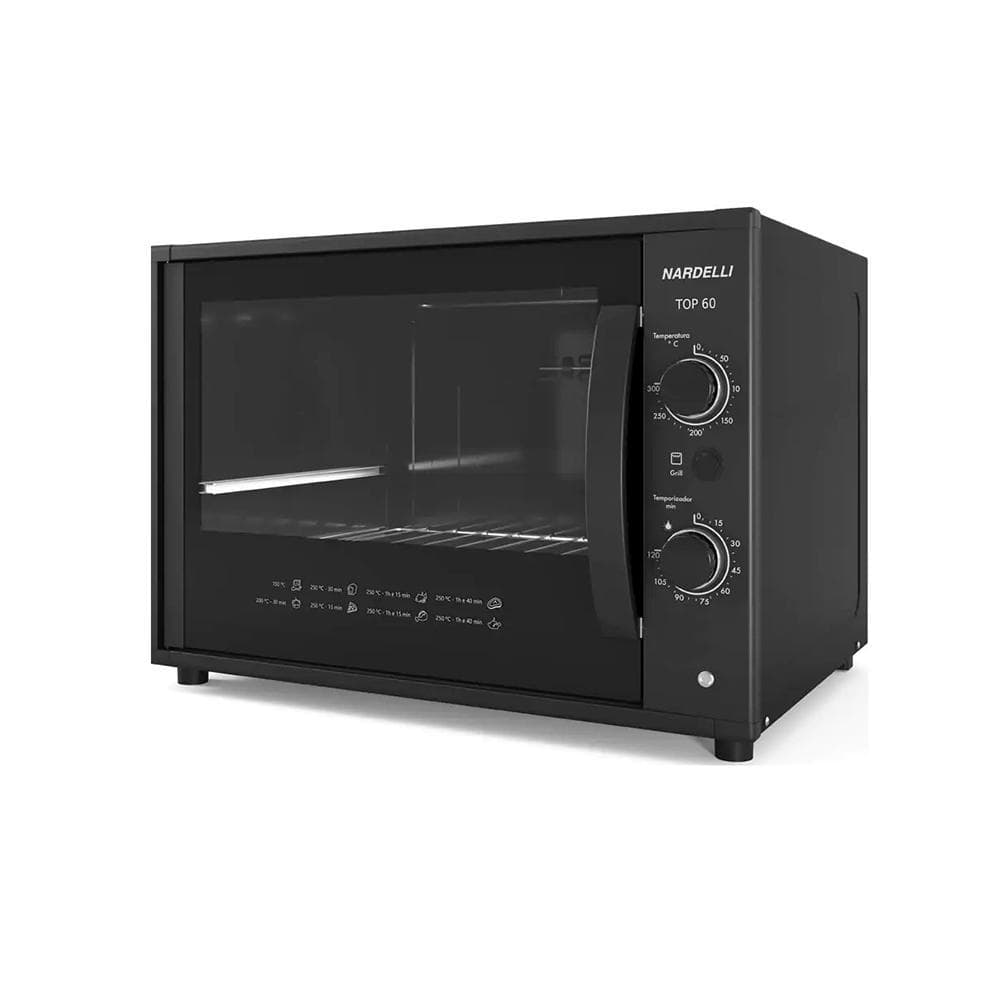 Forno Elétrico Nardelli Top60 60 Litros Com Grill Dourador