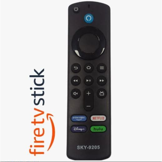 Controle Remoto Fire TV Lite Original com Botões Diretos para Netflix, Prime Video, Disney+ e Hulu