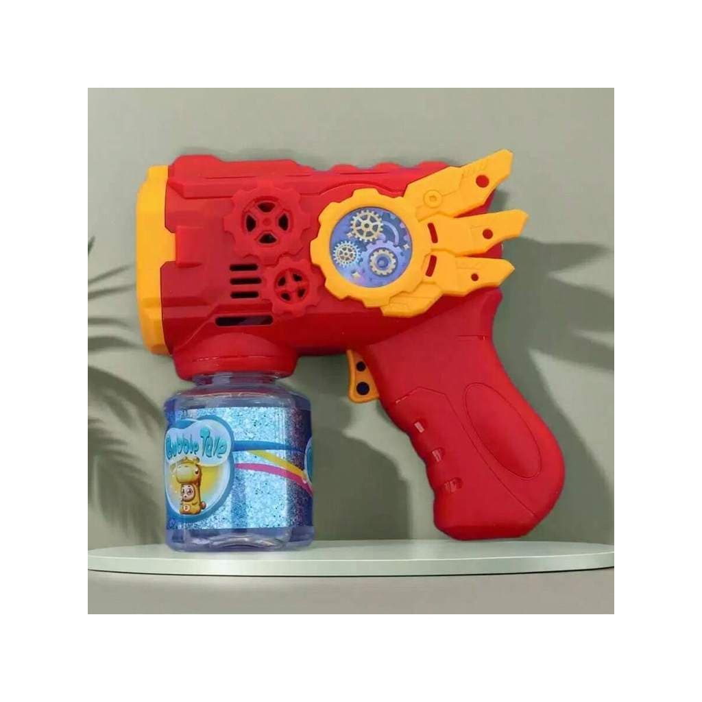 Máquina de bolhas infantil Pistola de bolhas de engrenagem