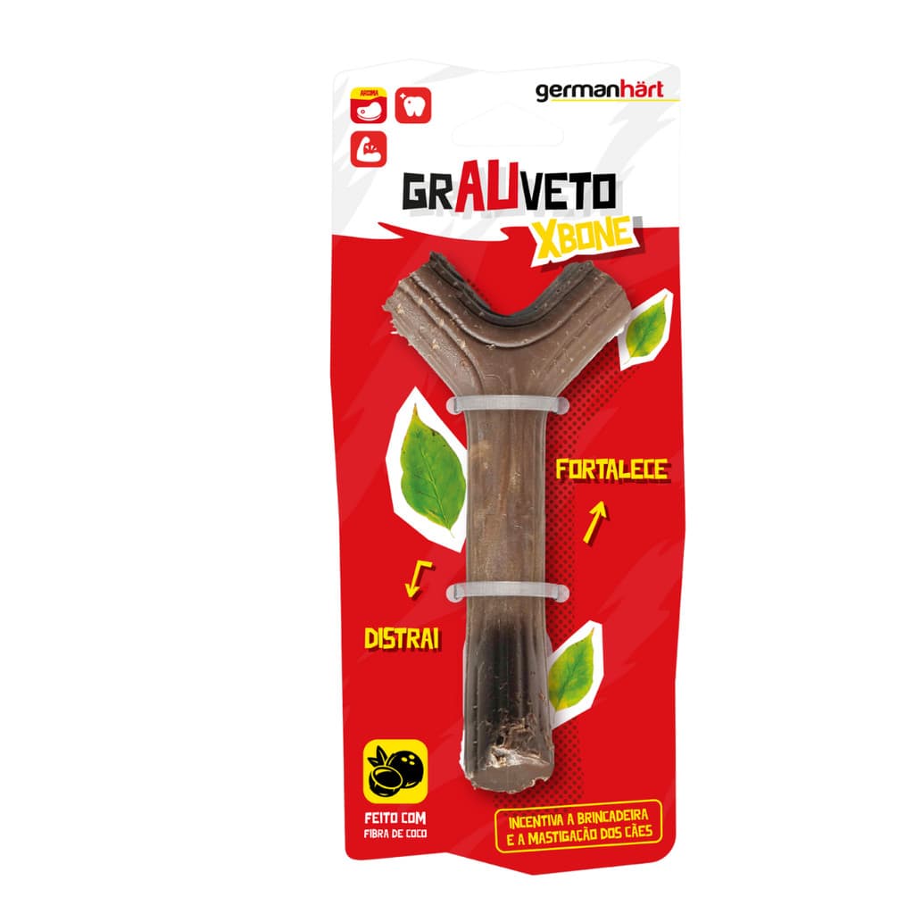 Mordedor Fibra De Coco Aroma De Carne Grauveto para Cães