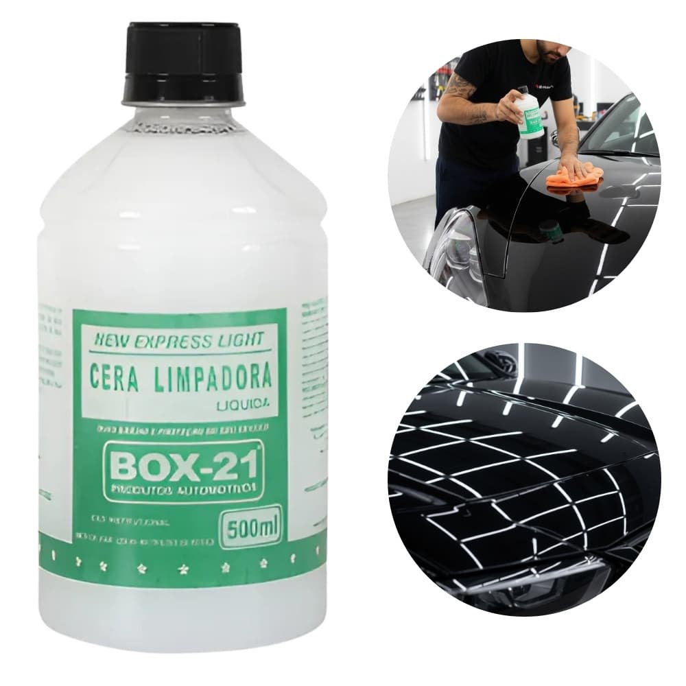 Cera Líquida Pós Lavagem New Express 500ml Box 21 Creme