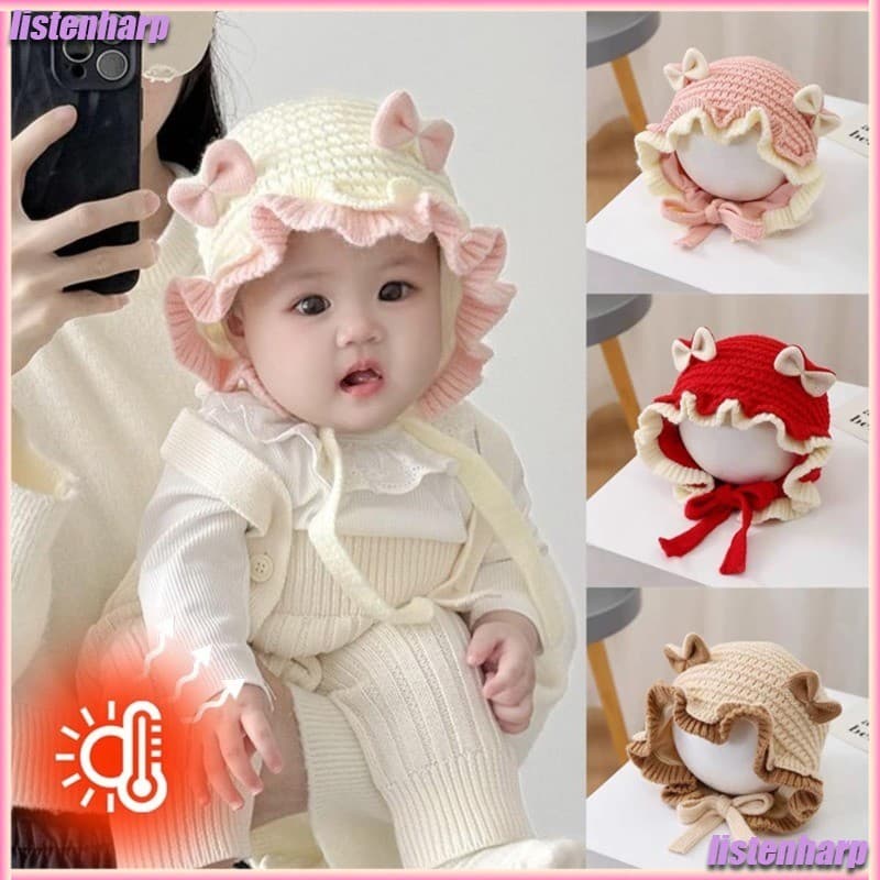 Outono Inverno Macio Chapéus Do Bebê Algodão Infantil Proteção De Orelha Menina Gorros Térmicos Grosso Boné Da Criança P