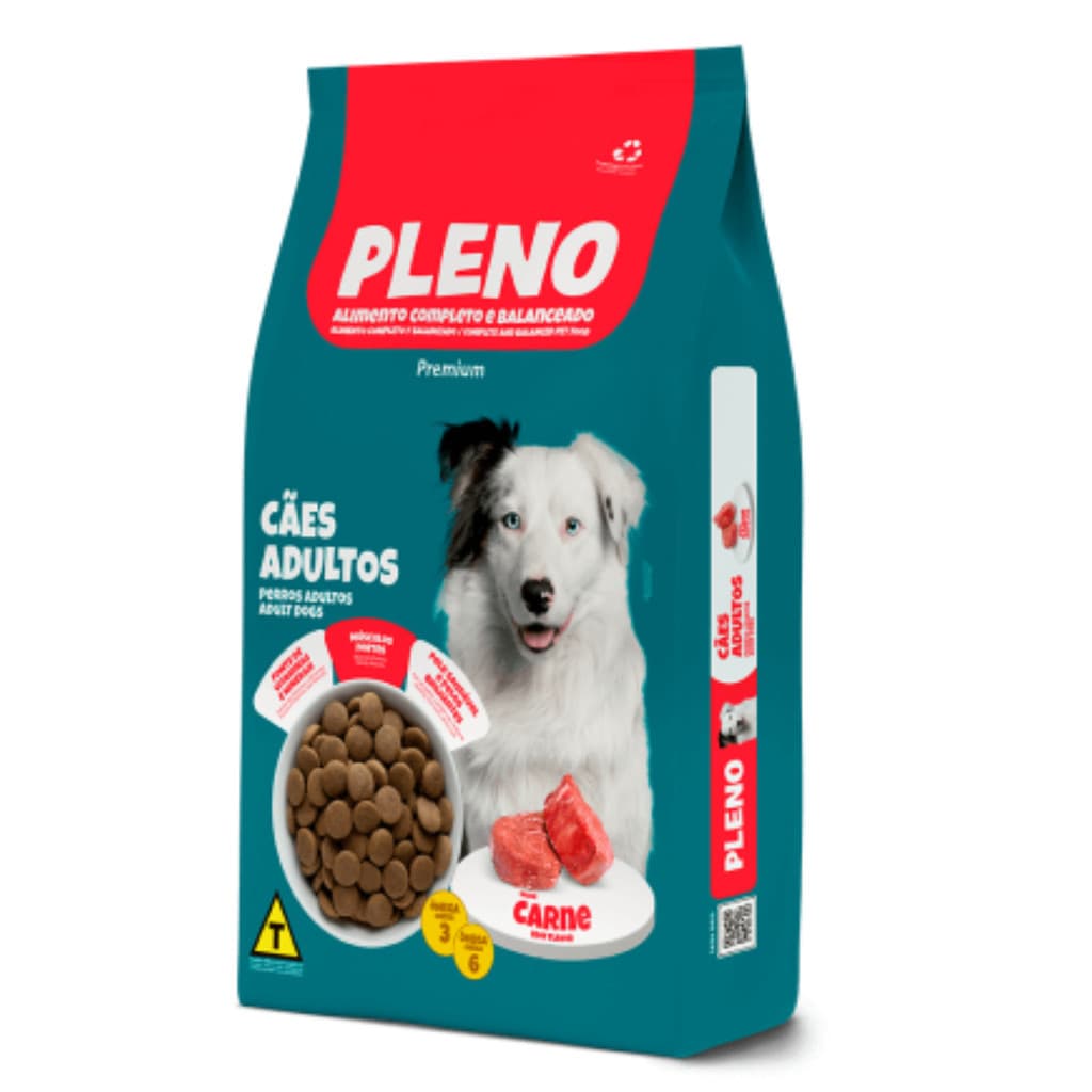 Ração Para Cachorro  Pleno Carne Cães Adultos 15kg