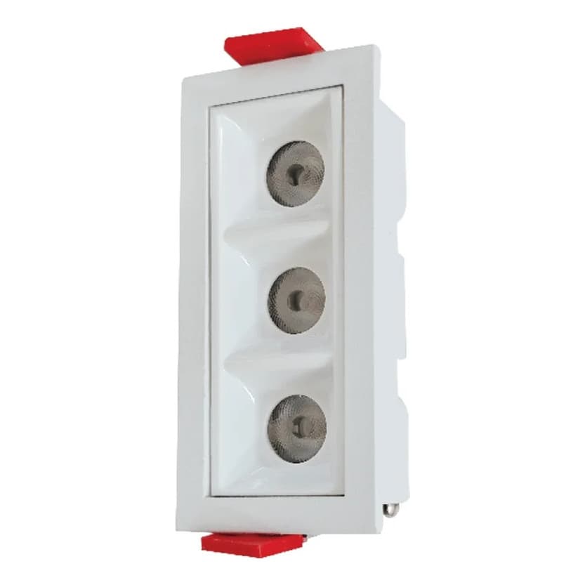 Spot Focco Embutir 6w Antiofuscante Branco 45° Bivolt Gaya 127/220v Branca