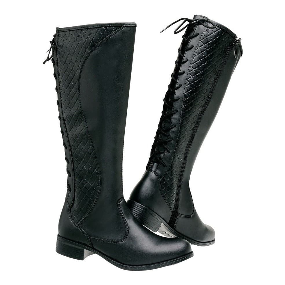 Bota Montaria Feminina Cano Alto Courino Promoção Top