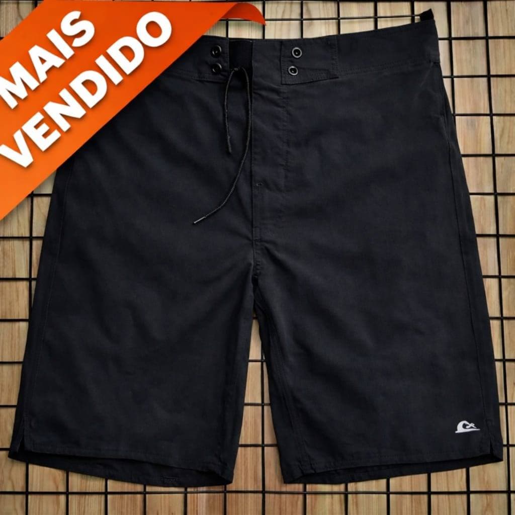 Kit 3 Bermuda Masculina Tactel Lisa com Elastano Academia Treino Praia Bolso Seca Rápido Pano Estica Molinho