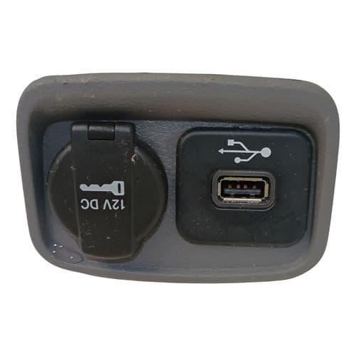 Adaptador Usb Jeep Renegade Fiat Toro 2016 2017 2018 Cinza
