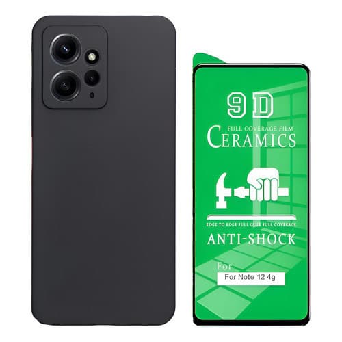 Capa Capinha Para Redmi Note 12 4g + Pelicula Ceramica 9D