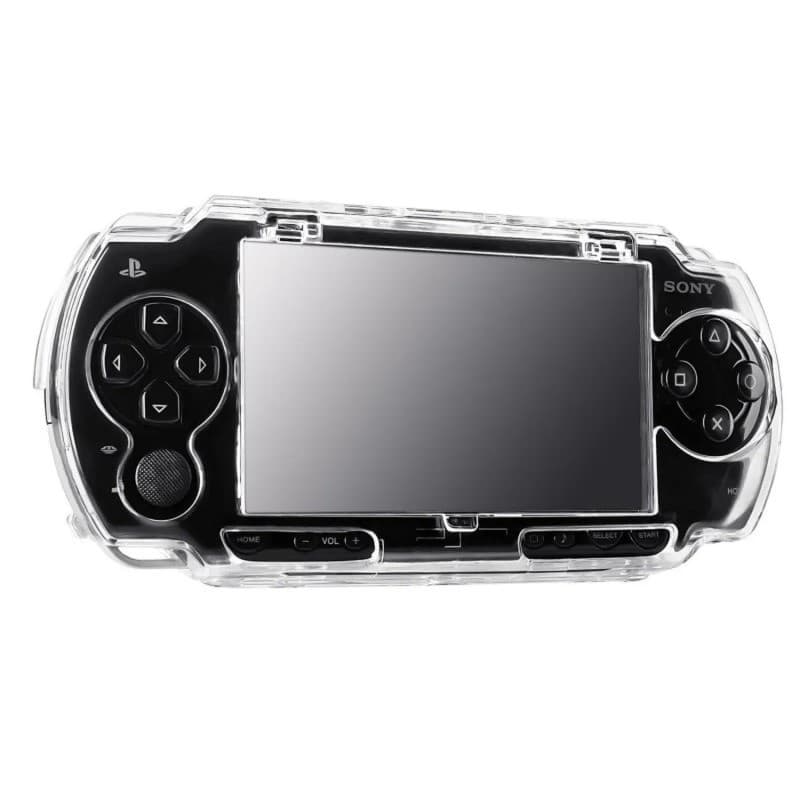 Capa Acrílico Case PSP 2000 3000 - Cristal Transparente Playstation Portatil PSP Slim 2000 3000