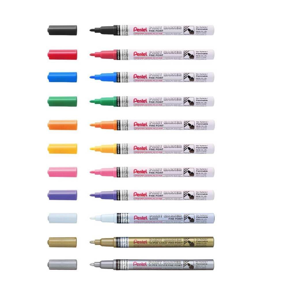 Marcador Permanente Pentel Paint Marker Ponta Fina 2.9mm