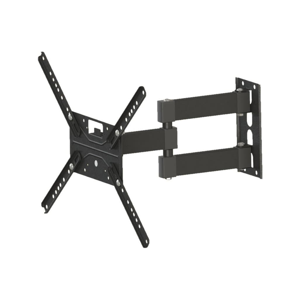 Suporte Tv Triarticulado Inclinação 14  A 55  Multivisão Preto
