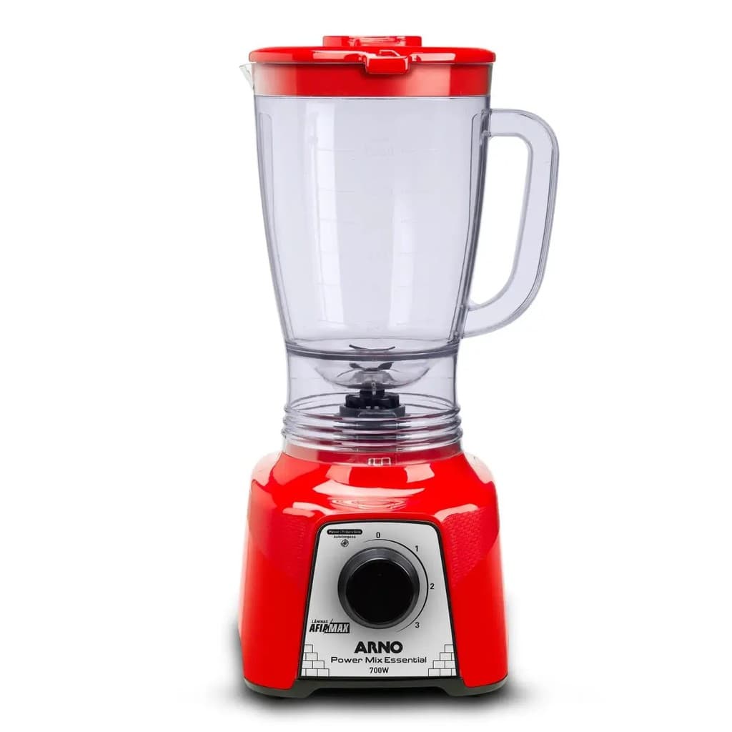 Liquidificador Arno Power Mix Essential 700W 127V Vermelho