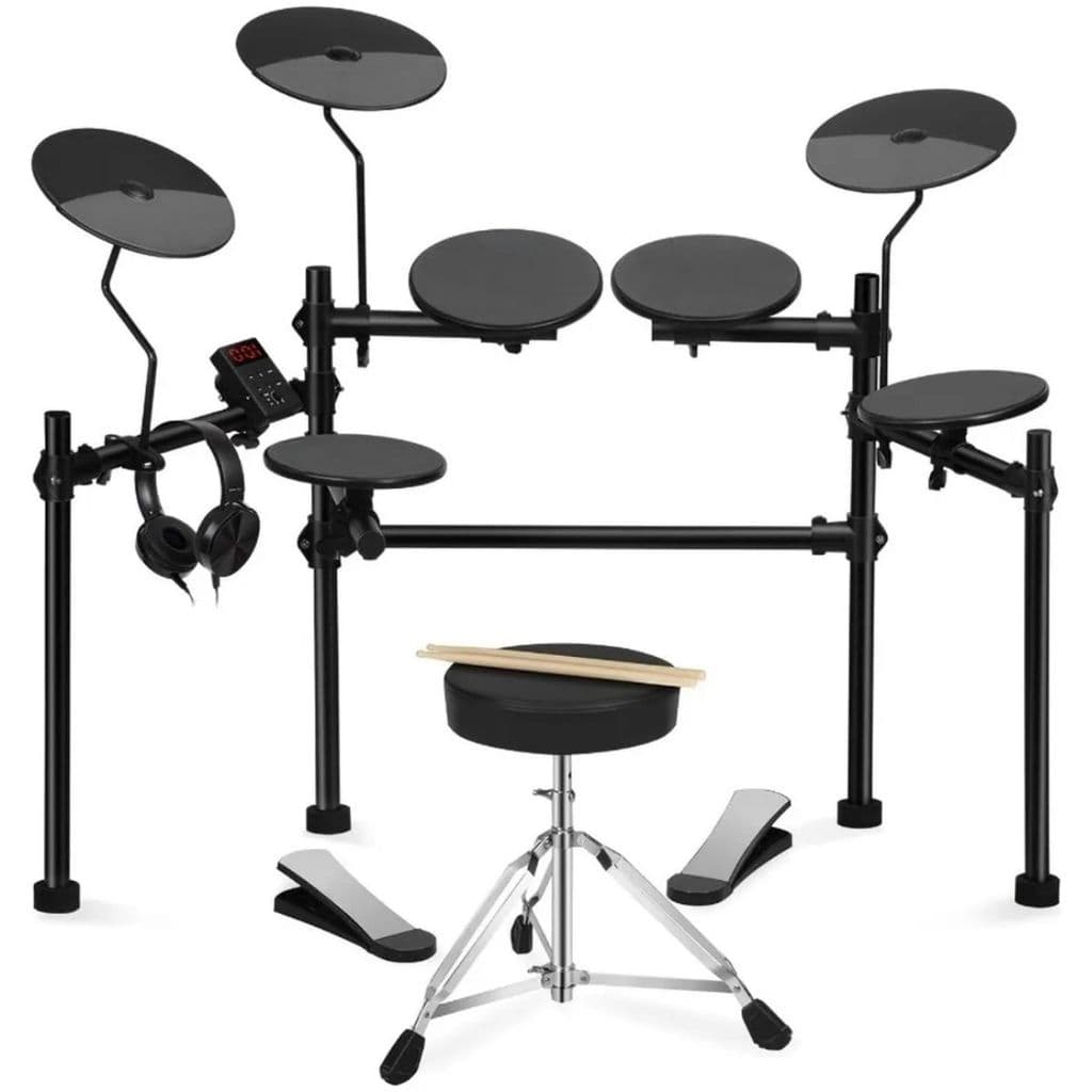 Kit Completo Bateria Eletrônica 7 Peças
