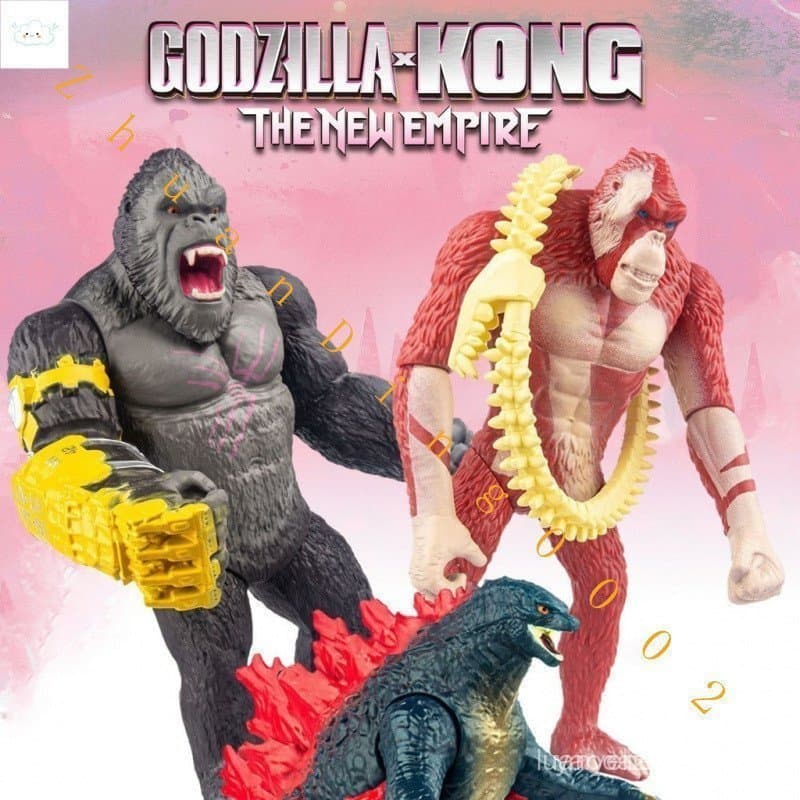 30cm 2024 godzilla x kong O Novo Império PVC Bonco skar king Shimo Figura De Ação dinossauro Selavagem br