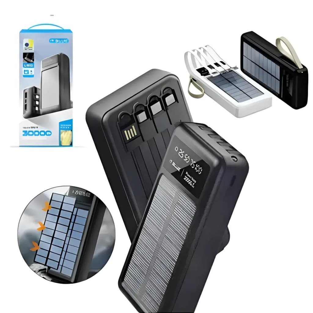 Carregador Portátil Power Bank Energia Solar 30.000mAh MAX  It-Blue