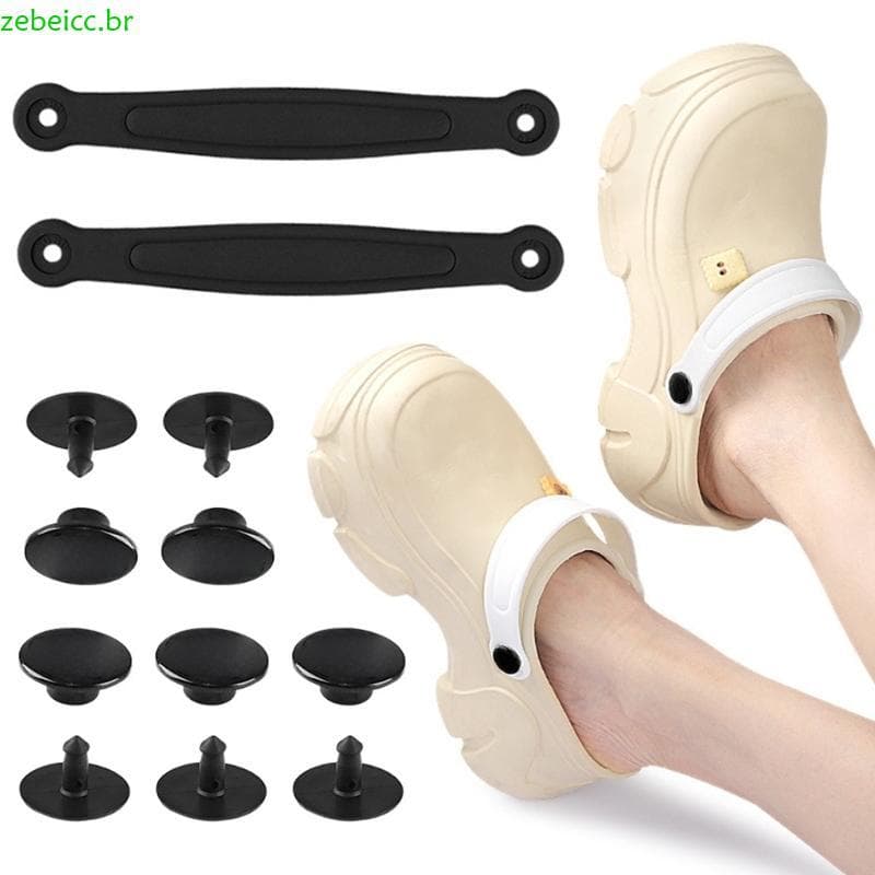 zebeicc Tamancos Reposição Correias Calcanhar Rebites Para Sandálias Reparação Sapatos Praia