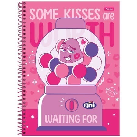 CADERNO CAPA DURA FINI 80FOLHAS - FORONI