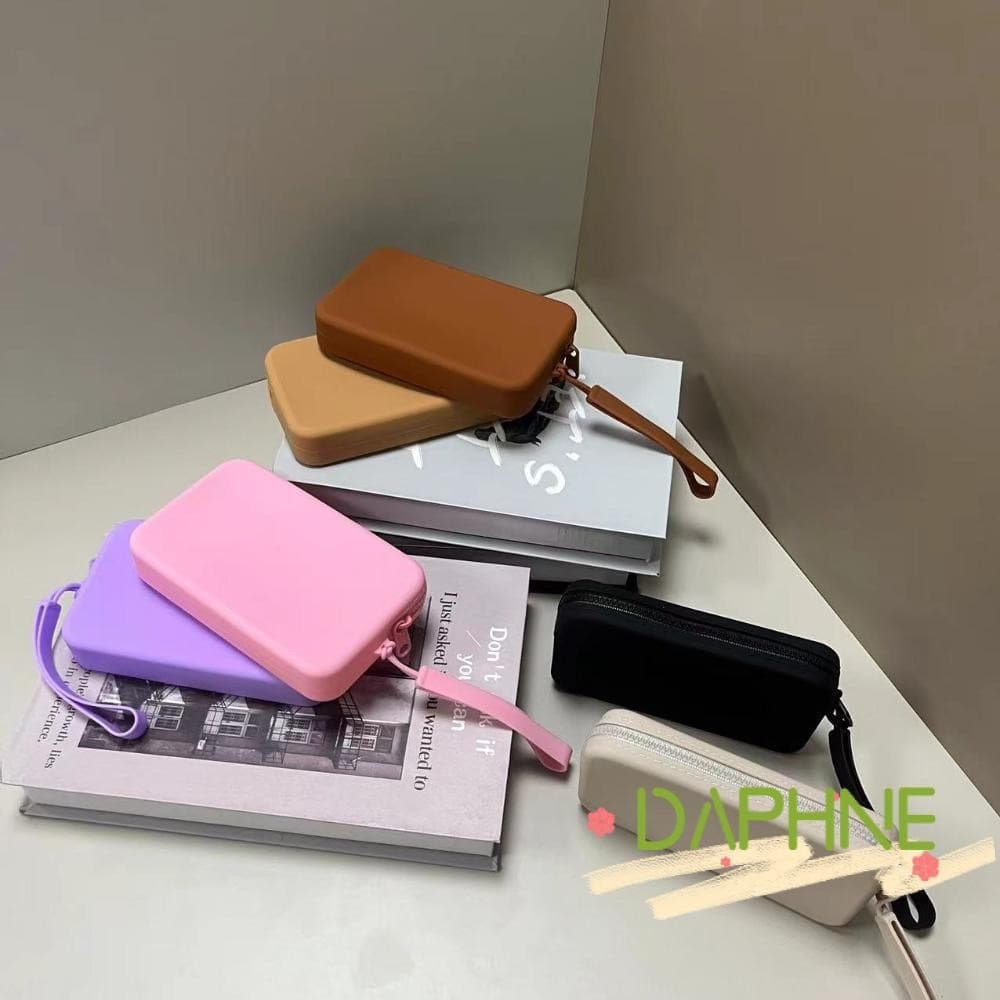 Bolsa De Armazenamento DA-FACC , Carteira Retangular Com Economia De Espaço De Silicone , Moedas Multifuncional À Prova