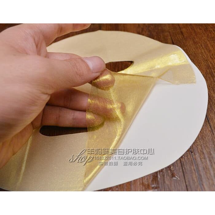 Máscara hidratante de colágeno dourado, hidratante, firmador, antirrugas, desbotamento, marcas de Acne, reparação ilumin